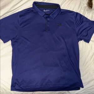 Under Armour Men's Deep Blue Polo Shirt Size 4XL